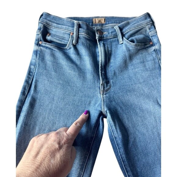 Mother Jeans Women's Size 27 Mid Rise Dazzler Ankle Jeans in Hey Sun Wash - Picture 13 of 14